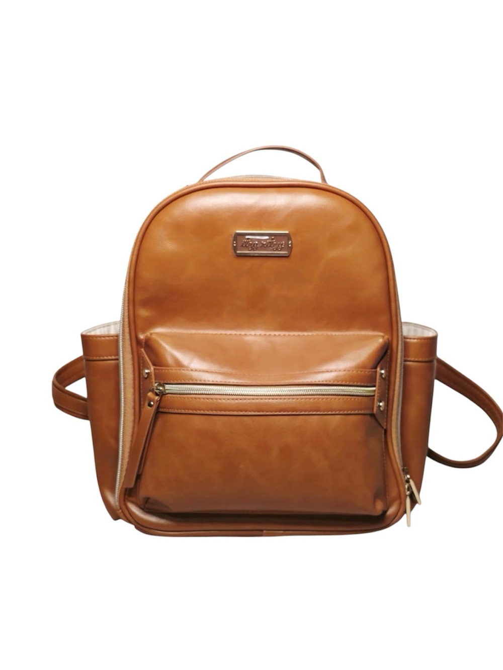 Itzy Ritzy Mini Backpack in Cognac - Like New Used only 2X